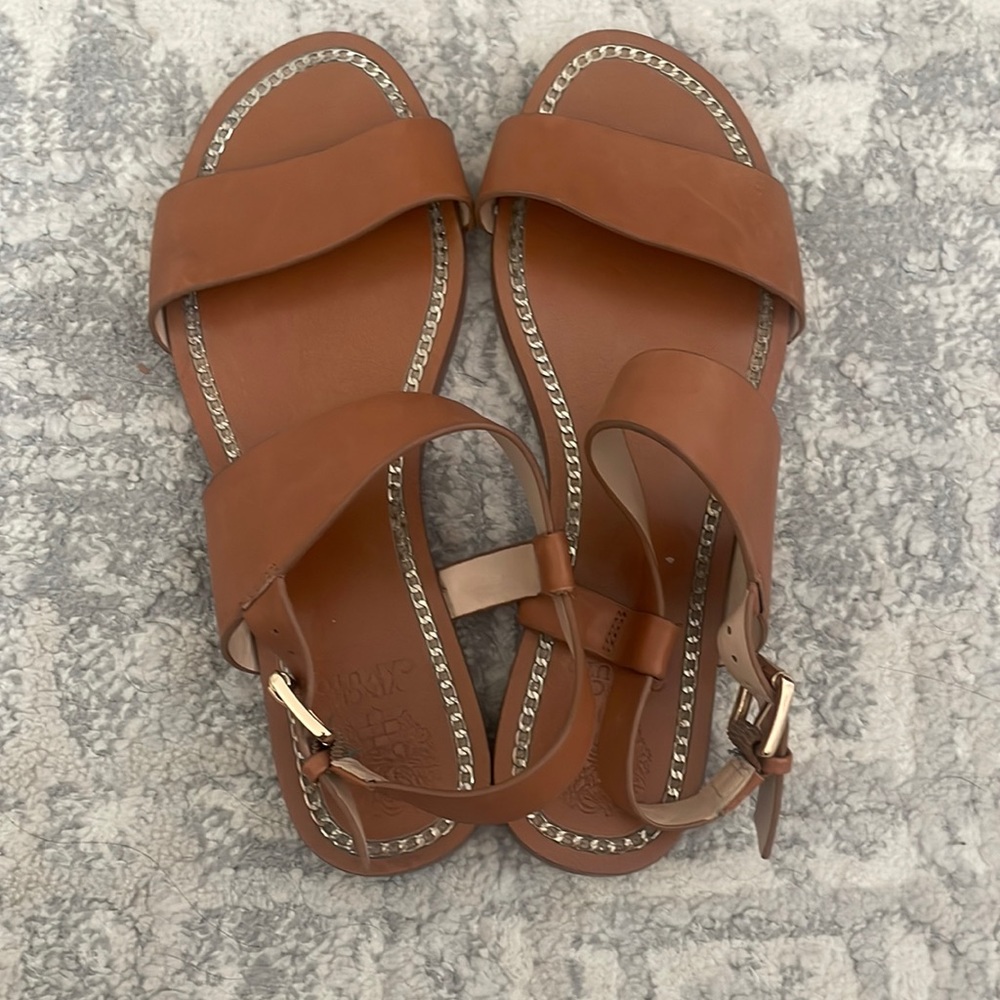 Vince Camuto brown sandals women’s 7.5